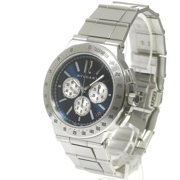 BVLGARI Diagono Verochissimo DG41SCH Chronograph Automatic Men's Watch_842620 - Picture 1 of 7